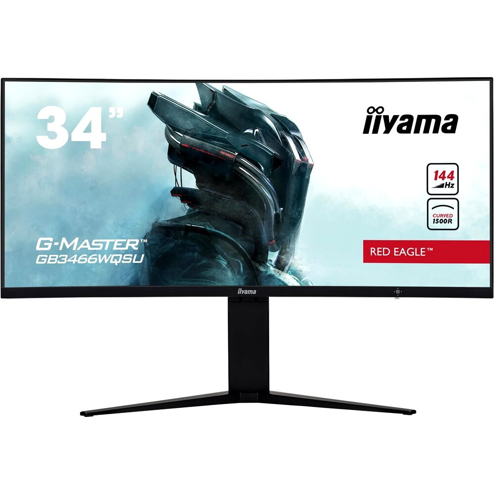 Monitors Iiyama 34" G-Master GB3466WQSU-B1 Red Eagle - foto 3