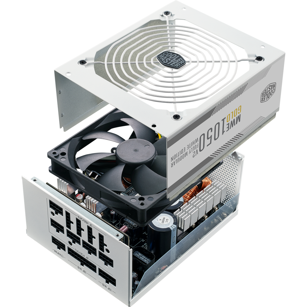 Alimentation électrique 1050W Cooler Master MWE Gold 1050 FM V2 ATX 3.0 White (MPE-A501-AFCAG-3GEU) - photo 4