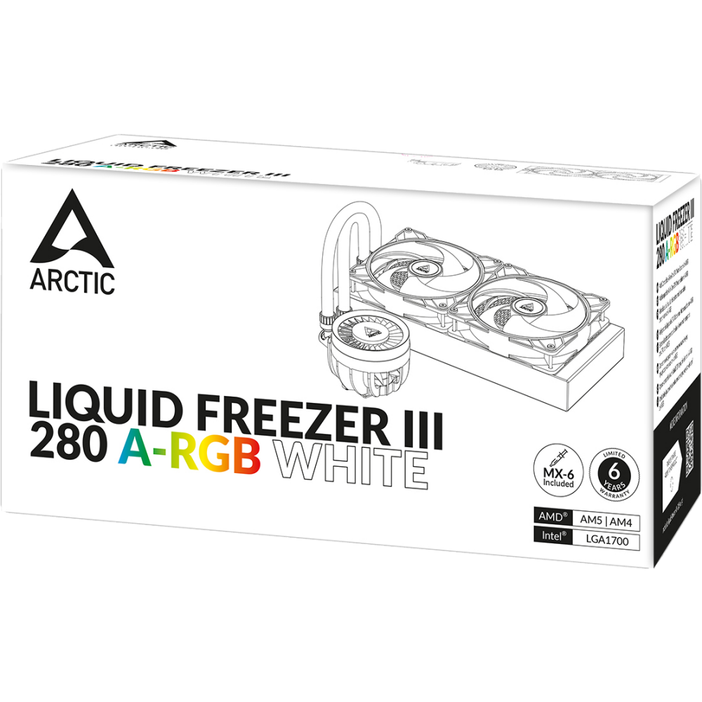 Système de refroidissement liquide Arctic Liquid Freezer III 280 ARGB White - ACFRE00151A - photo 11