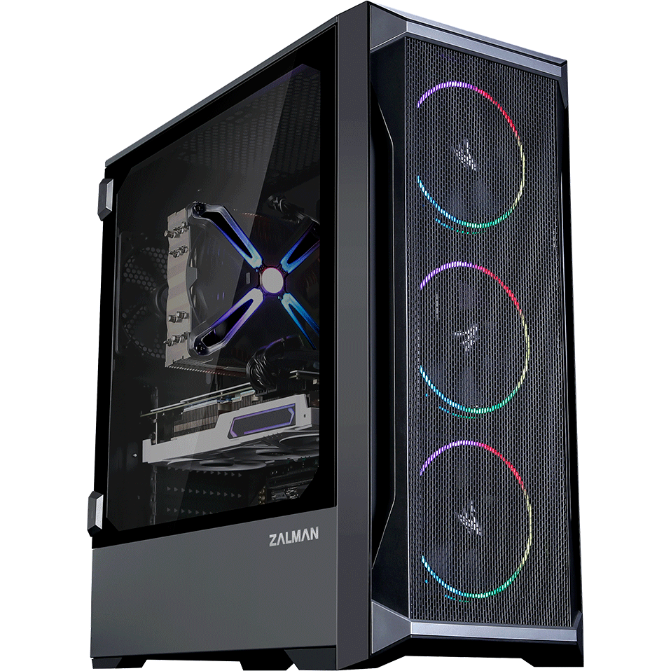 Datoru korpuss Zalman Z8 MS Black - foto 2