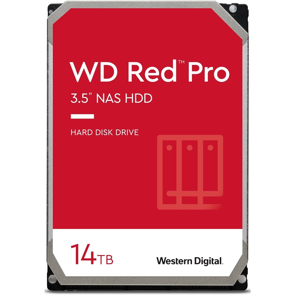 Disque dur 14TB SATA-III WD Red Pro (WD142KFGX)