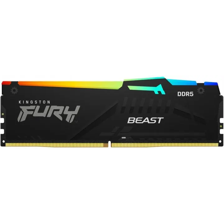 Mémoire vive 16GB DDR5 5600MHz Kingston Fury Beast RGB EXPO (KF556C36BBEA-16)