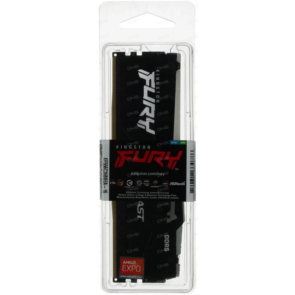 Mémoire vive 16GB DDR5 5600MHz Kingston Fury Beast RGB EXPO (KF556C36BBEA-16) - photo 4