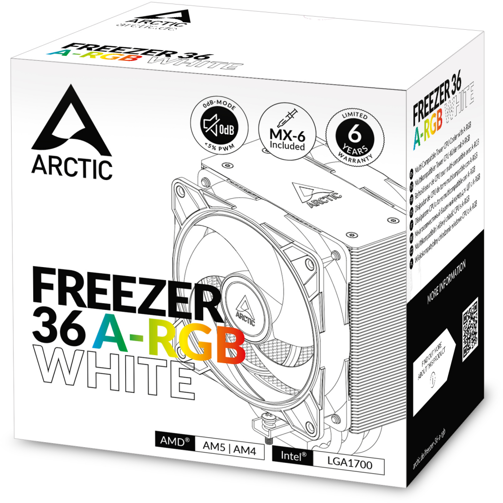 Refroidisseur Arctic Freezer 36 A-RGB White (ACFRE00125A) - photo 6