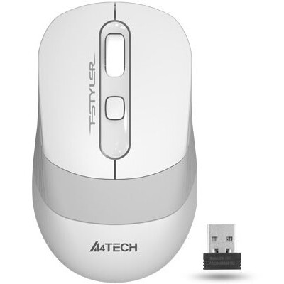 Souris A4Tech Fstyler FG10S White/Grey