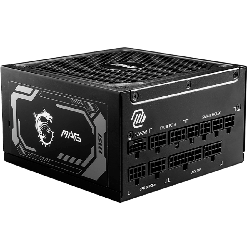 Alimentation électrique 1250W MSI MAG A1250GL PCIE5 - 306-7ZP9A11-CE0