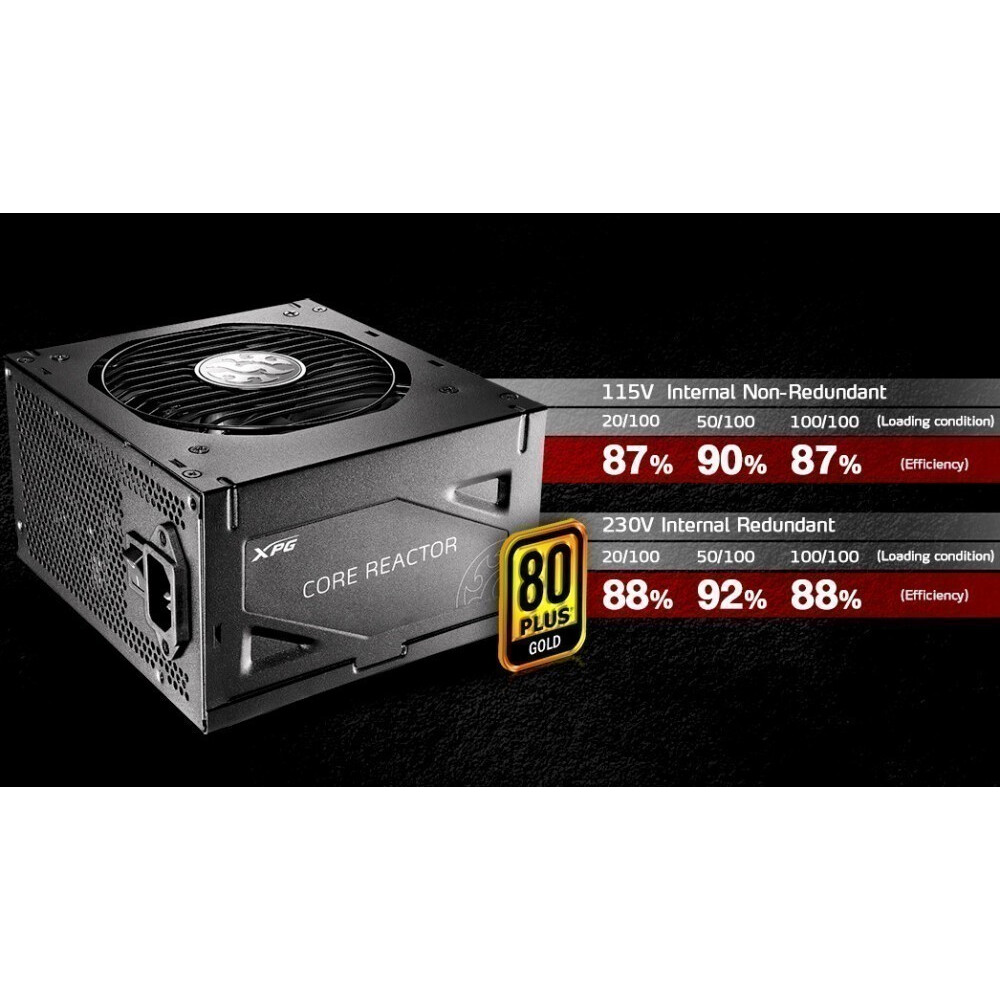Barošanas bloks 850W ADATA XPG CORE REACTOR - COREREACTOR850G-BKCEU - foto 8
