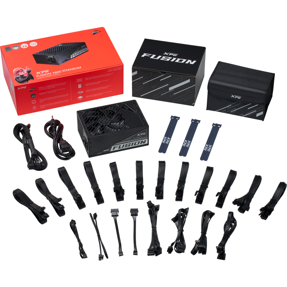 Alimentation électrique 1600W ADATA XPG FUSION 1600 TITANIUM - FUSION1600T-BKCEU - photo 7