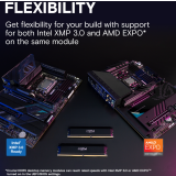 Mémoire vive 32GB DDR5 6000MHz Crucial (CP2K16G60C36U5B) (2x16GB KIT)