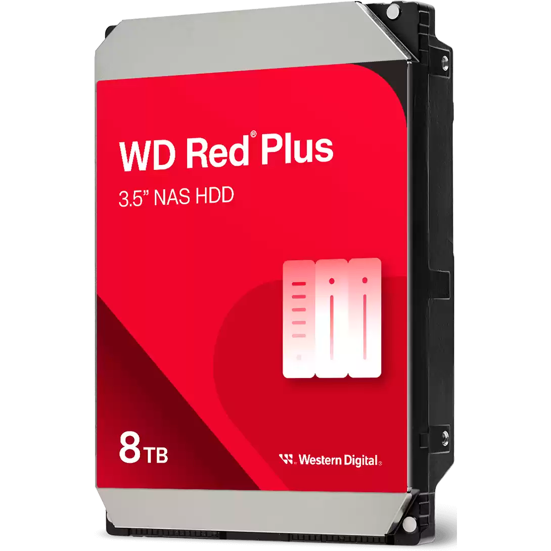 Disque dur 8TB SATA-III WD Red Plus (WD80EFPX)