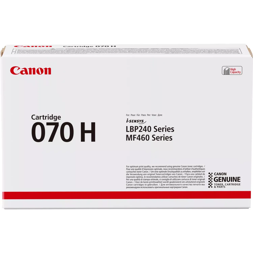 cartouche Canon 070H Black - 5640C002/5640C004