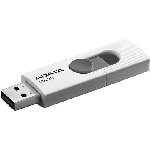 USB zibatmiņa ADATA UV220 32Gb White/Grey (AUV220-32G-RWHGY) - foto 2