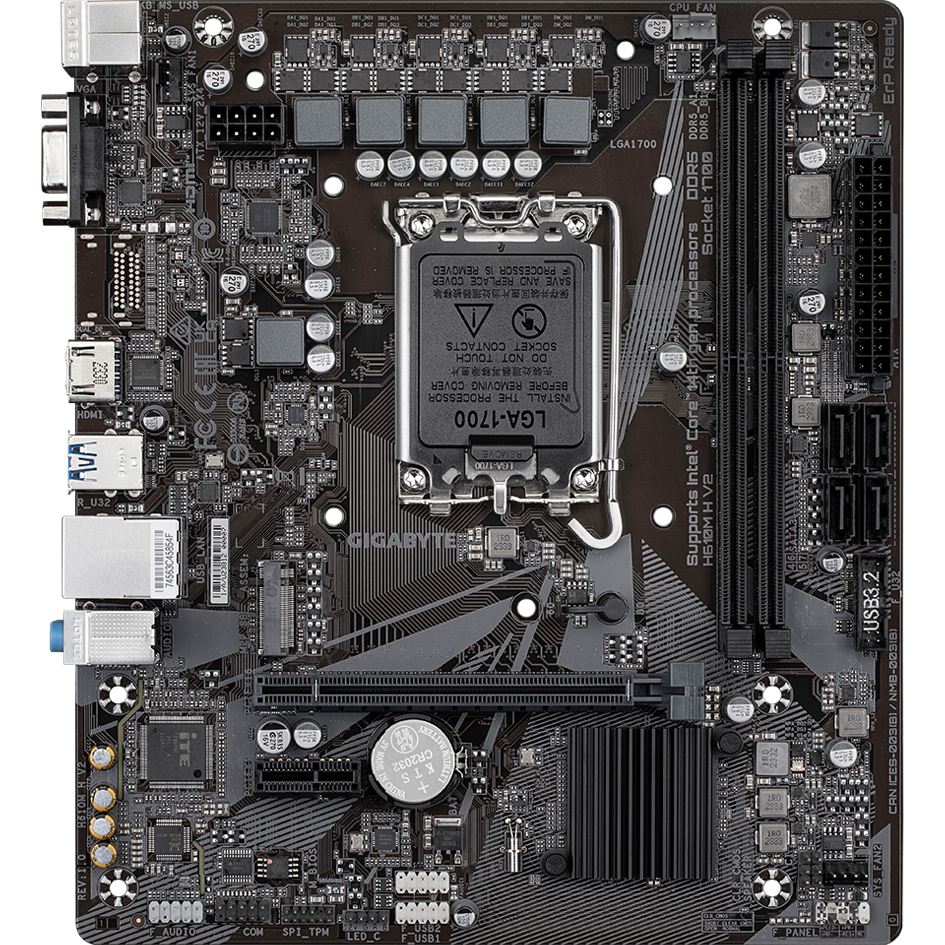 Carte mère Gigabyte H610M H V2
