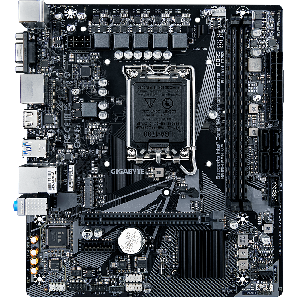 Carte mère Gigabyte H610M S2H V2