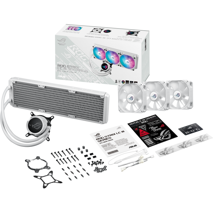 Système de refroidissement liquide ASUS ROG STRIX LC III 360 ARGB White - 90RC00T2-M0UAY0 - photo 5