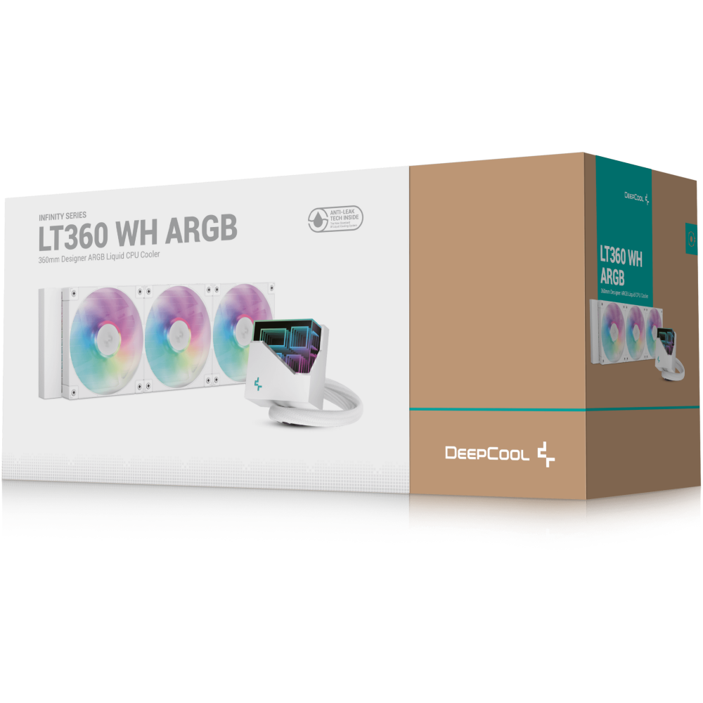 Système de refroidissement liquide DeepCool LT360 WH ARGB - R-LT360-WHAMNC-G-1 - photo 6