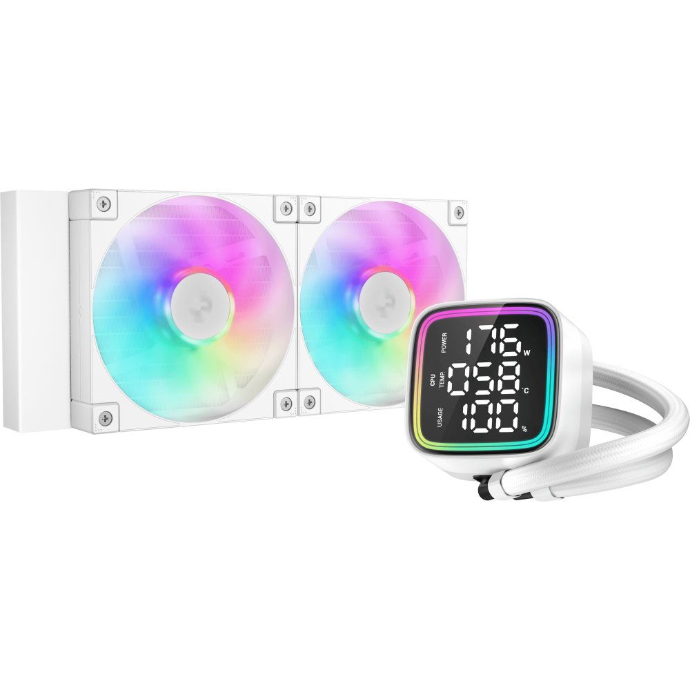 Système de refroidissement liquide DeepCool LD240 WH - R-LD240-WHDMMN-G-1