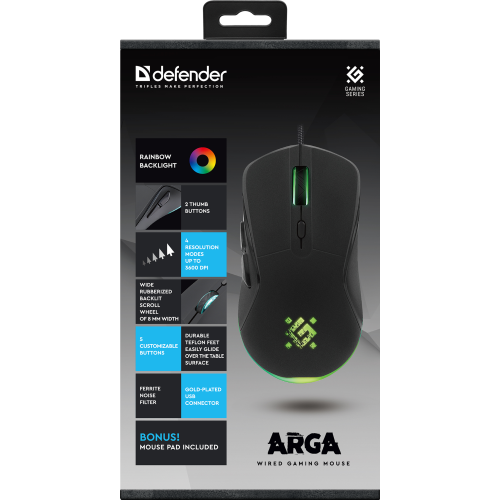 souris Defender Arga GM-049 Black (52049) - photo 3