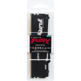 Mémoire vive 16GB DDR5 6000MHz Kingston Fury Beast Black RGB (KF560C30BBEA-16)