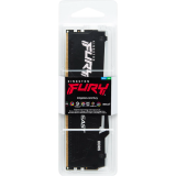 Mémoire vive 16GB DDR5 6400MHz Kingston Fury Beast Black RGB (KF564C32BBEA-16)