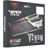 Mémoire vive 32GB DDR5 6000MHz Patriot Viper Venom RGB (PVVR532G600C30K) (2x16GB KIT)