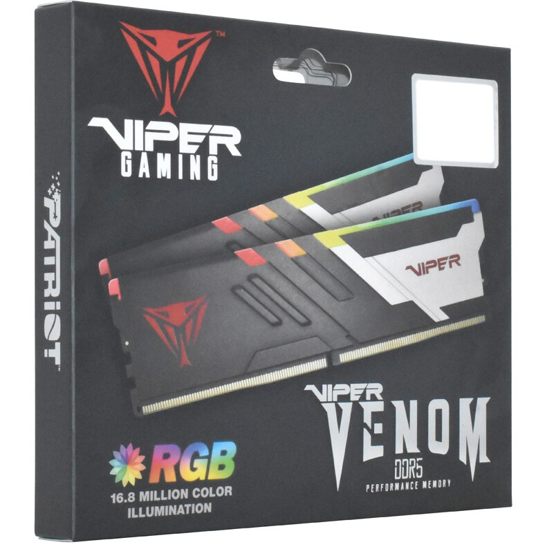 Mémoire vive 32GB DDR5 6000MHz Patriot Viper Venom RGB (PVVR532G600C30K) (2x16GB KIT) - photo 7