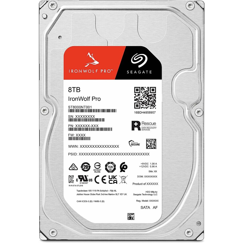 Disque dur 8TB SATA-III Seagate IronWolf Pro (ST8000NT001)