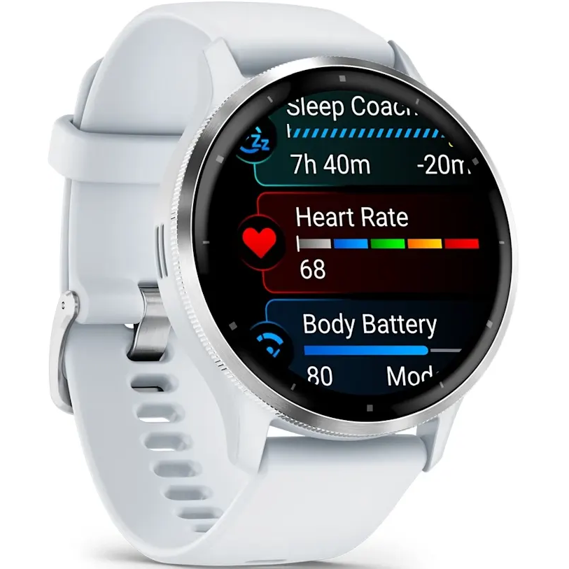 Montres intelligentes Garmin Venu 3 White/Grey/Silver - 010-02784-00 - photo 3