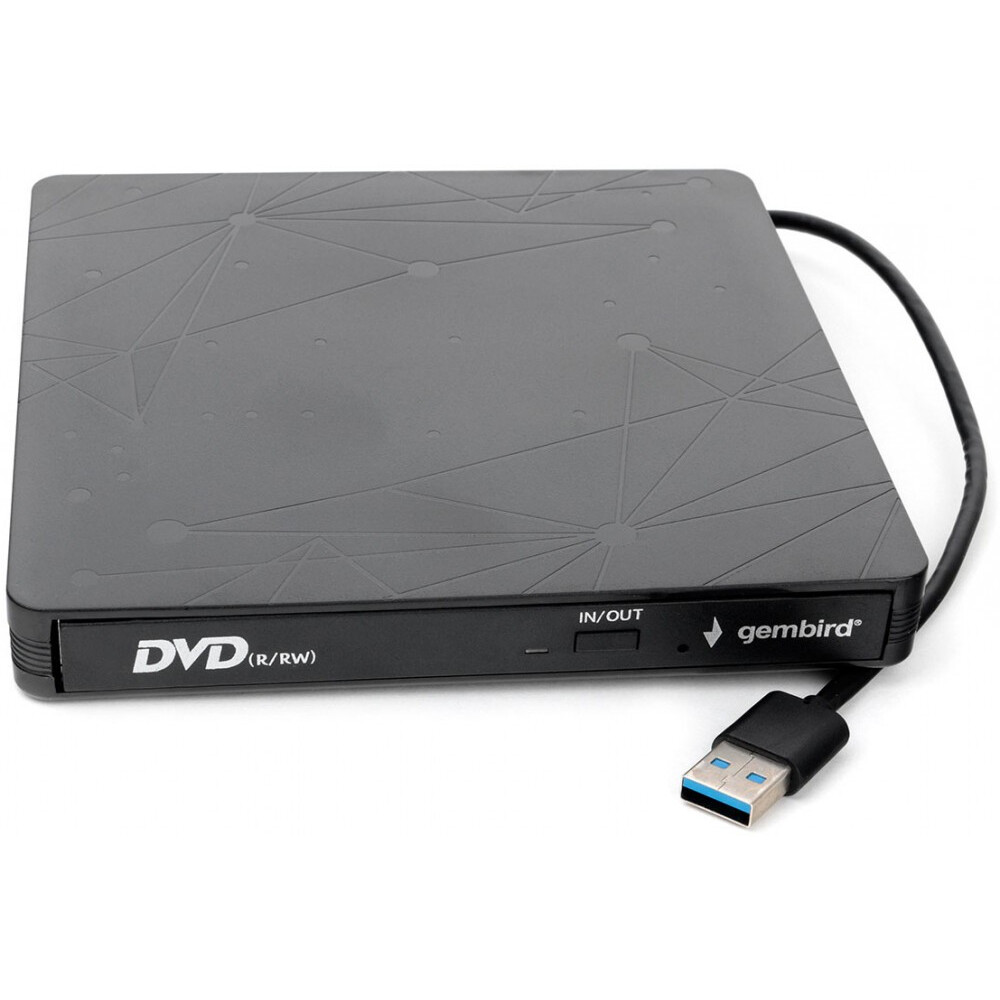 Lecteur optique externe Gembird DVD-USB-03 Black