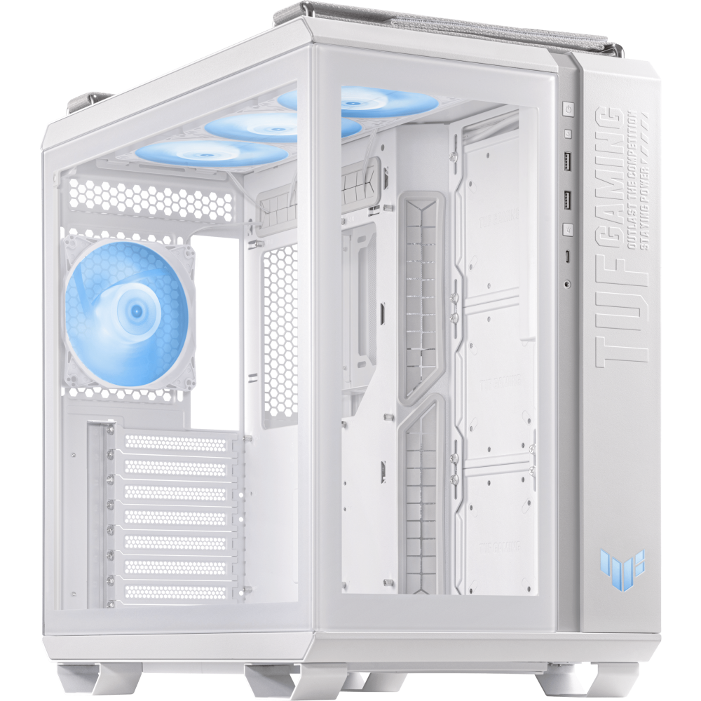 Boîtier ASUS TUF Gaming GT502 Plus White - 90DC0093-B19000