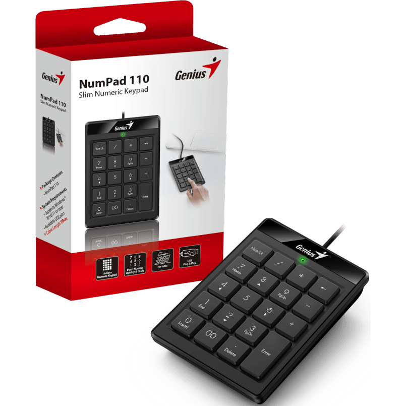 bloc numérique Genius NumPad 110 - 31300016400