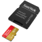 Carte mémoire 256GB MicroSD SanDisk Extreme + SD adapter (SDSQXAV-256G-GN6MA)