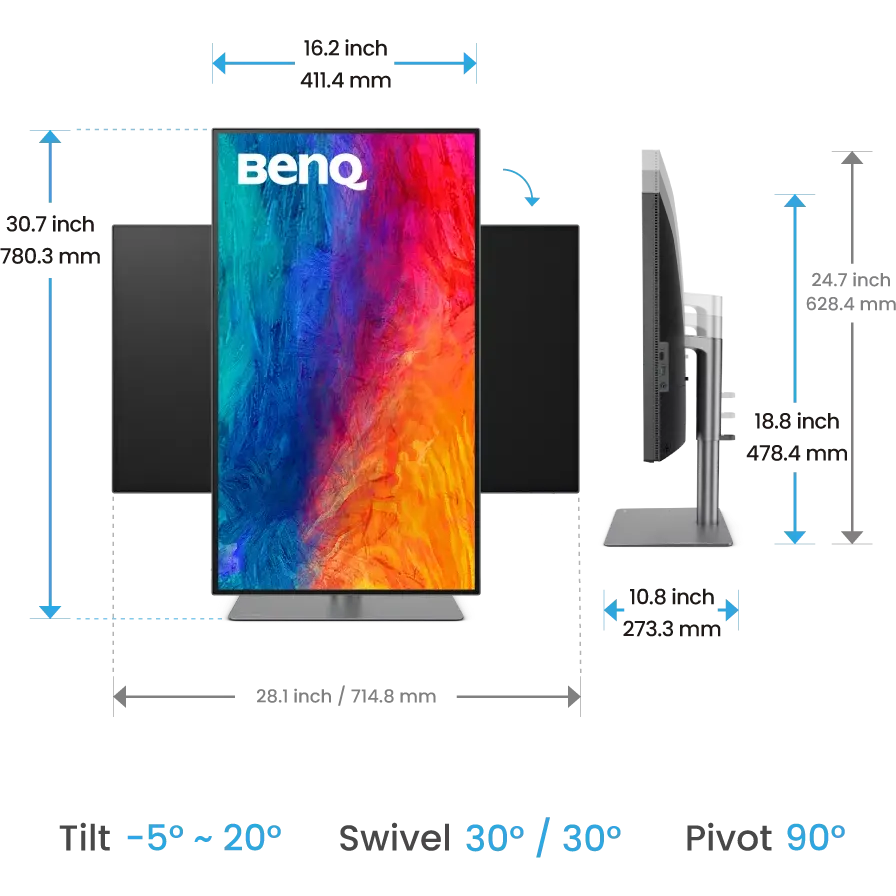 moniteur BenQ 32" PD3225U - photo 10