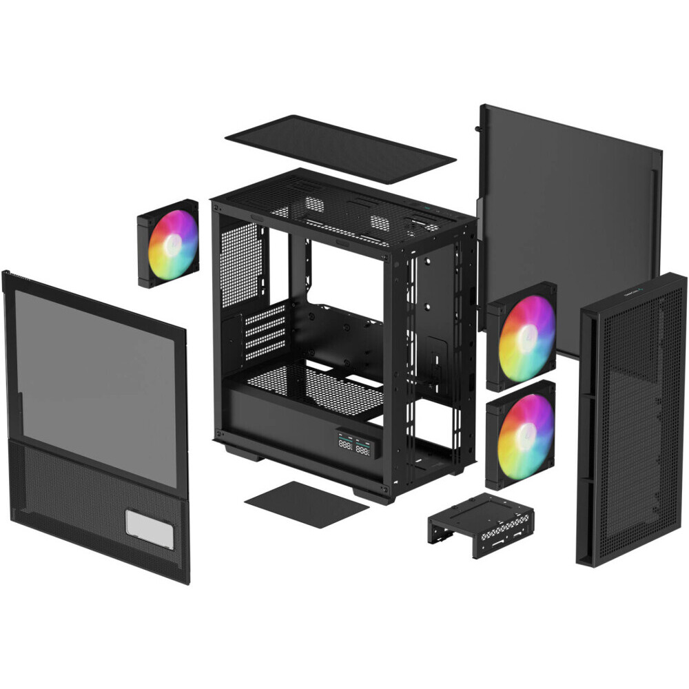 Boîtier DeepCool CH360 Digital Black - R-CH360-BKAPE3D-G-1 - photo 11