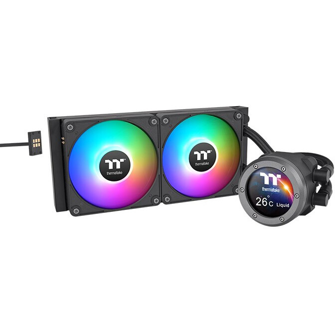 système de refroidissement liquide Thermaltake TH240 V2 Ultra EX ARGB Black - CL-W414-PL12SW-A