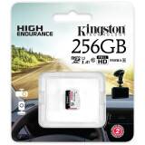 Carte mémoire 256GB MicroSD Kingston High Endurance (SDCE/256GB)
