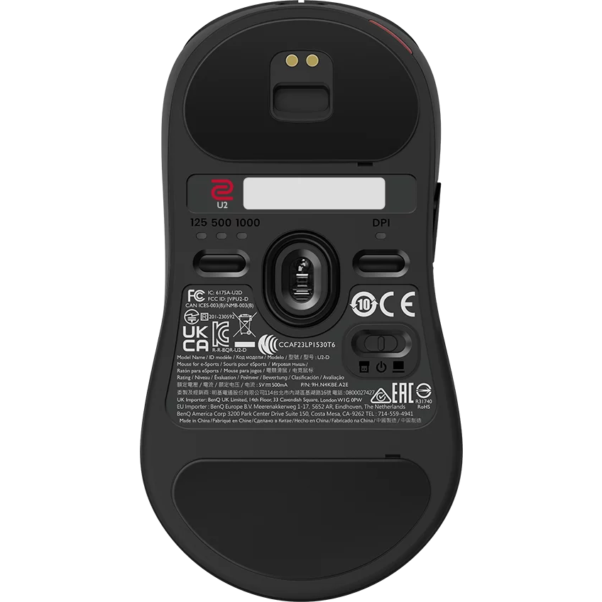 souris BenQ Zowie U2 Black - 9H.N4KBE.A2E - photo 2