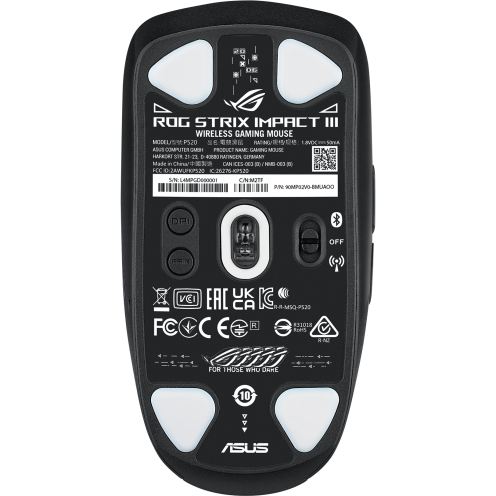 Souris ASUS ROG STRIX IMPACT III Wireless Black - 90MP03D0-BMUA00 - photo 3