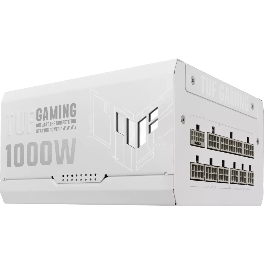 Alimentation électrique 1000W ASUS TUF Gaming Gold White Edition (TUF-GAMING-1000G-WHITE) - 90YE00S5-B0NA00 - photo 8