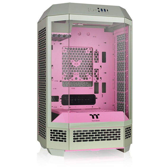 Boîtier Thermaltake The Tower 300 Matcha Plum (CA-1Y4-00SJWN-00)
