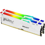 mémoire vive 32GB DDR5 6000MHz Kingston Fury Beast White RGB (KF560C36BWE2AK2-32) (2x16GB KIT)