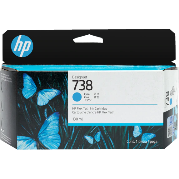 cartouche HP 498N5A (№738) Cyan