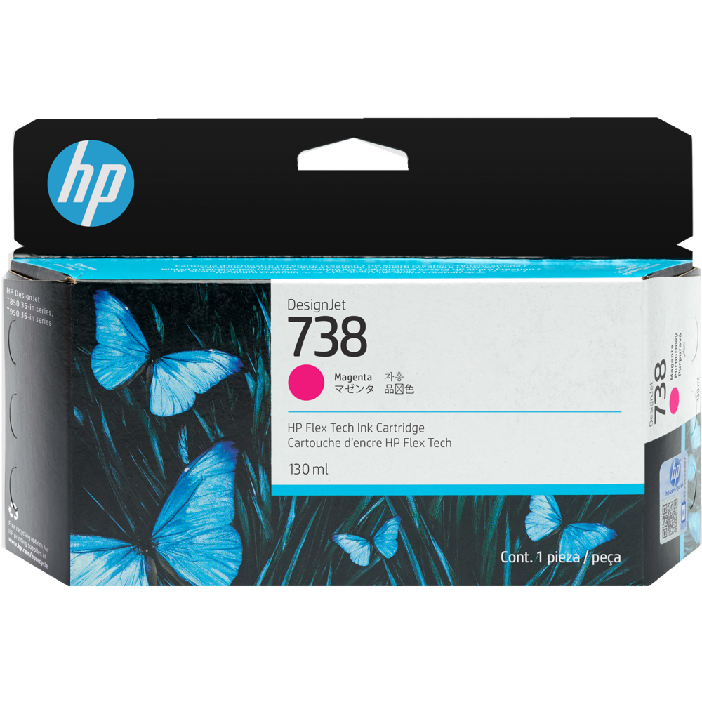 cartouche HP 498N6A (№738) Magenta