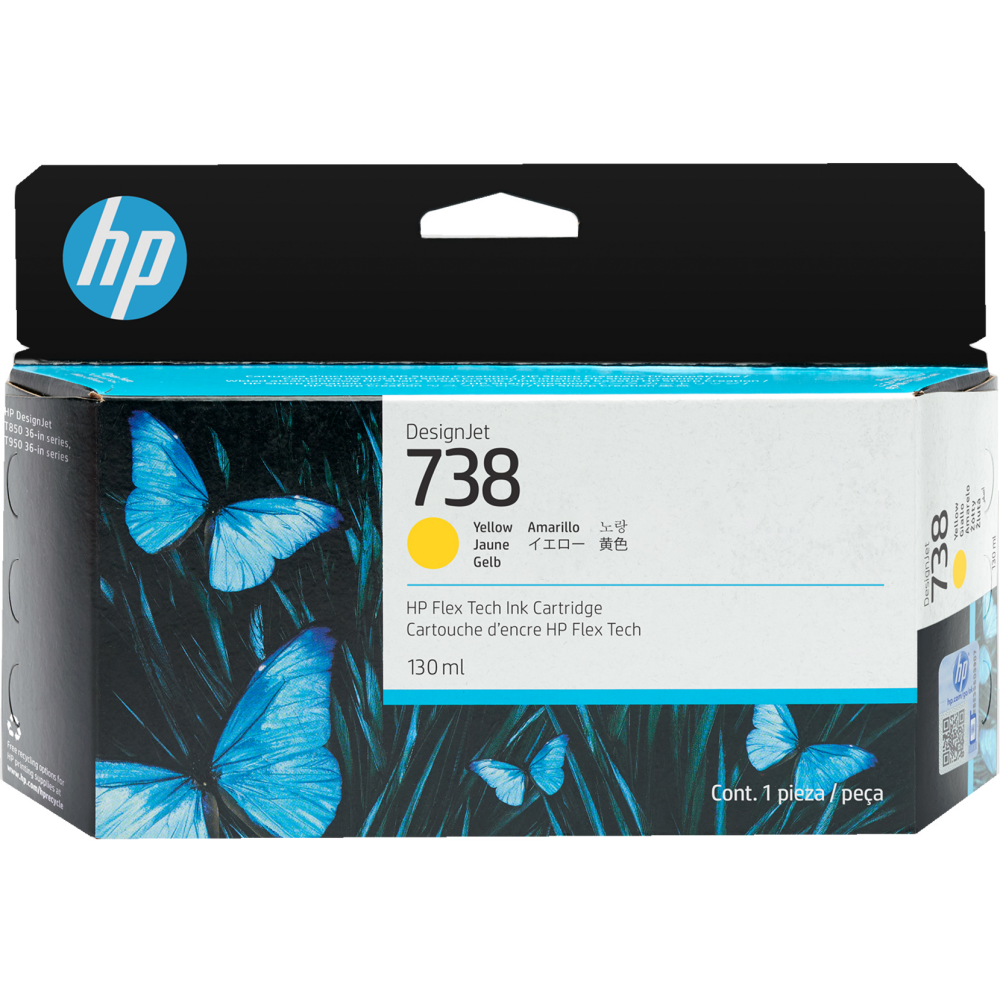 cartouche HP 498N7A (№738) Yellow