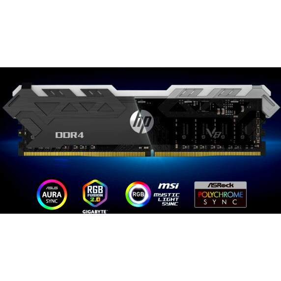 Operatīvā atmiņa 16Gb DDR4 3200MHz HP V8 RGB (8MG02AA) (2x8Gb KIT) - foto 4