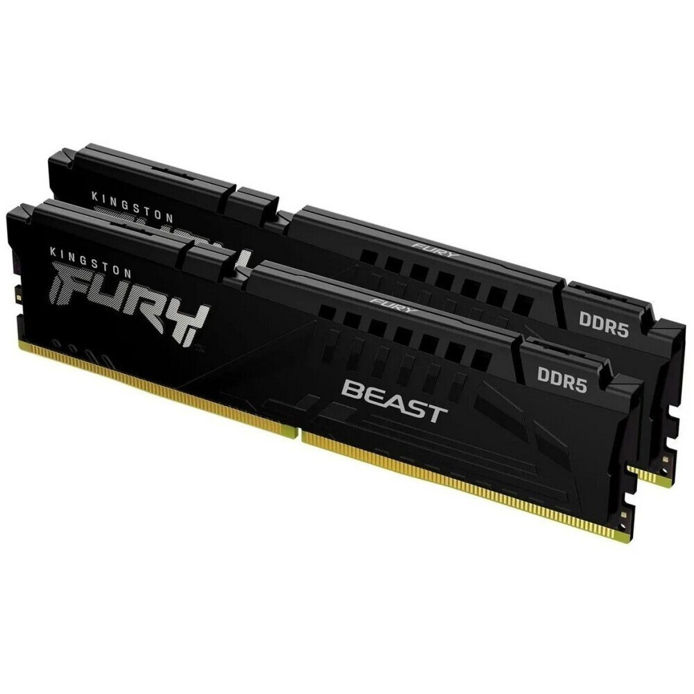 Mémoire vive 32GB DDR5 6000MHz Kingston Fury Beast (KF560C36BBE2K2-32) (2x16GB KIT)