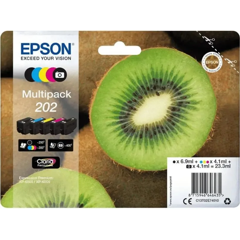cartouche Epson C13T02E74010 Multipack Color - photo 2