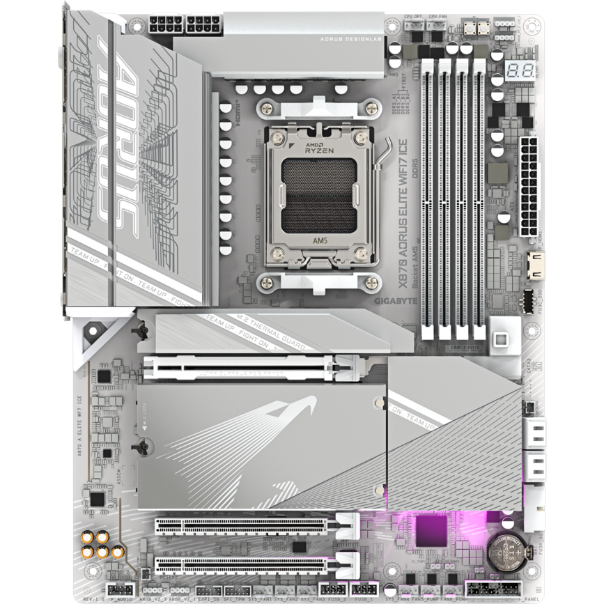 Carte mère Gigabyte X870 AORUS ELITE WIFI7 ICE