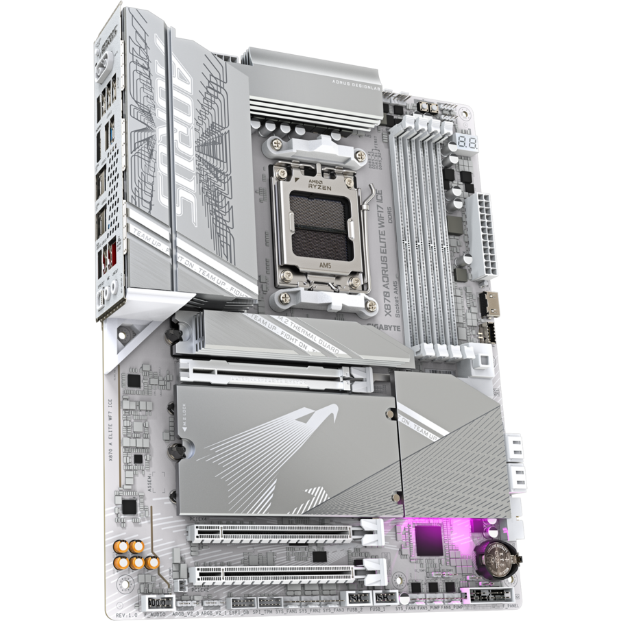 Carte mère Gigabyte X870 AORUS ELITE WIFI7 ICE - photo 2