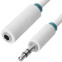 Pārejas savienojums 3.5 Jack (M) - 3.5 Jack (F), 0.25m, Greenconnect GCR-STM1662-0.25m